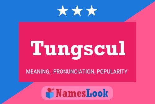 ملصق اسم Tungscul