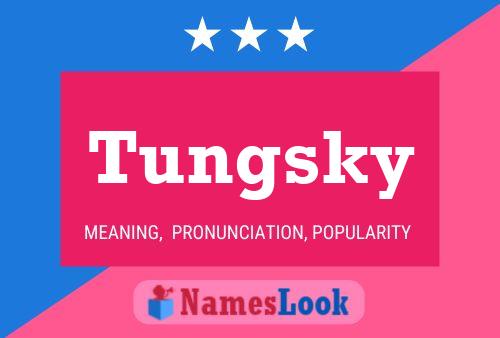 ملصق اسم Tungsky