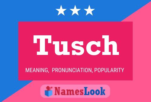 ملصق اسم Tusch