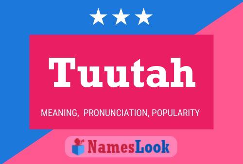 ملصق اسم Tuutah