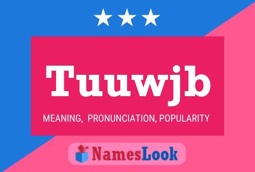 ملصق اسم Tuuwjb