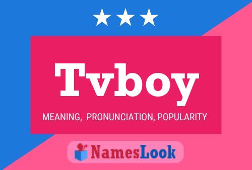 ملصق اسم Tvboy