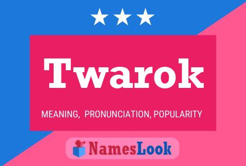 ملصق اسم Twarok