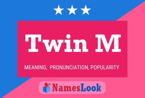 ملصق اسم Twin M