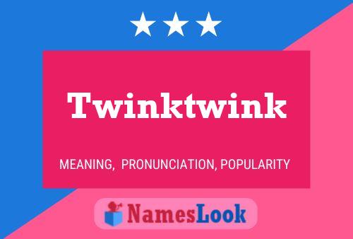 ملصق اسم Twinktwink