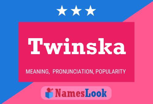 ملصق اسم Twinska