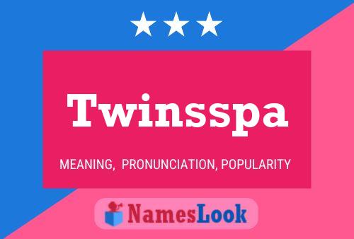 ملصق اسم Twinsspa