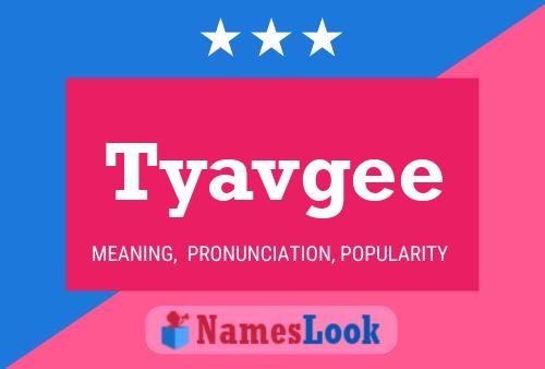 ملصق اسم Tyavgee