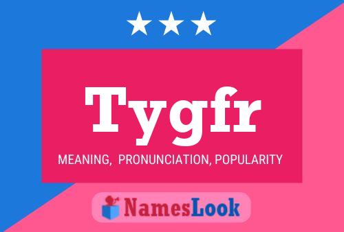 ملصق اسم Tygfr