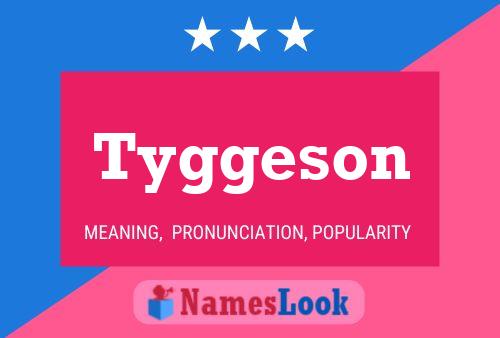 ملصق اسم Tyggeson