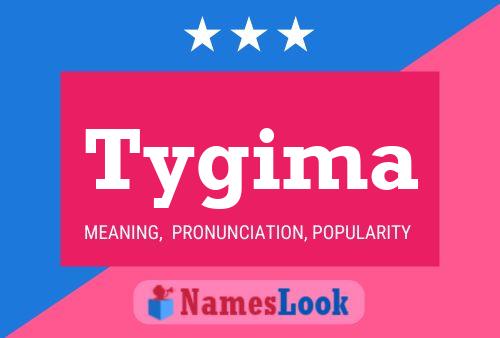 ملصق اسم Tygima