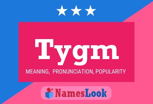 ملصق اسم Tygm