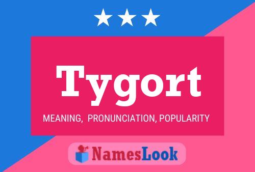 ملصق اسم Tygort