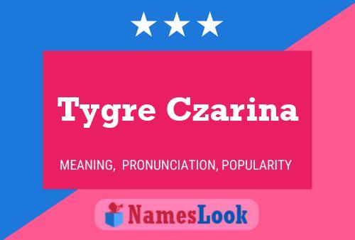 ملصق اسم Tygre Czarina