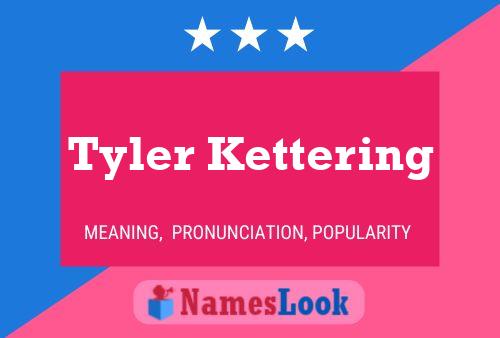 ملصق اسم Tyler Kettering