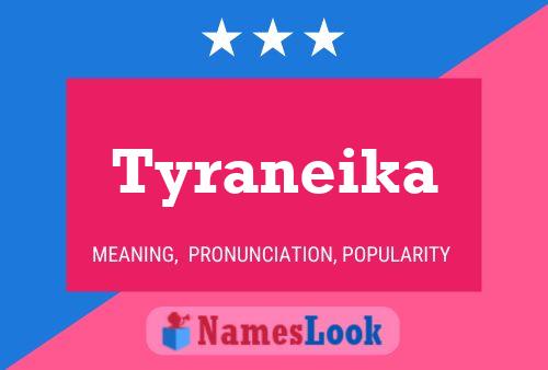 ملصق اسم Tyraneika