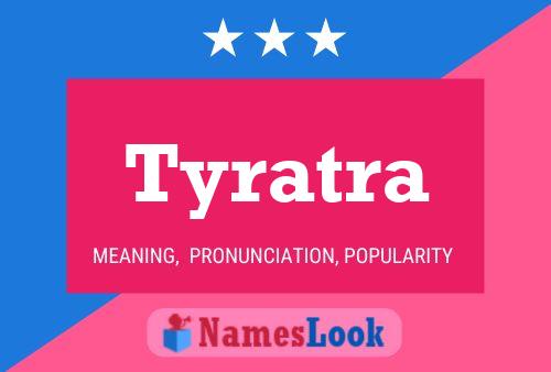 ملصق اسم Tyratra