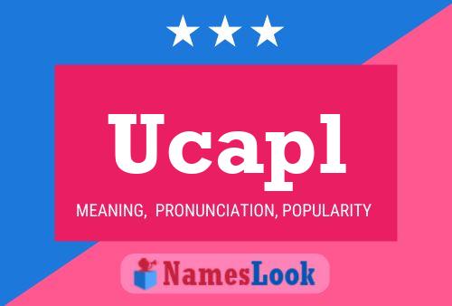 ملصق اسم Ucapl