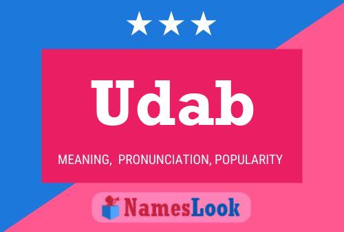 ملصق اسم Udab