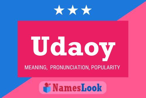 ملصق اسم Udaoy