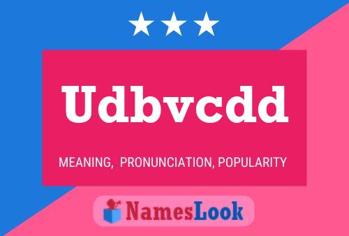 ملصق اسم Udbvcdd