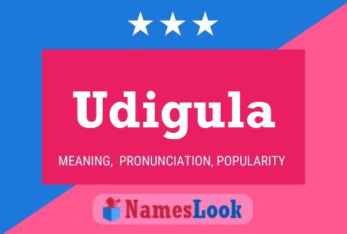 ملصق اسم Udigula