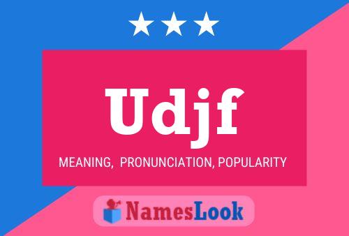 ملصق اسم Udjf