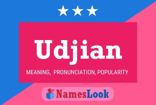 ملصق اسم Udjian