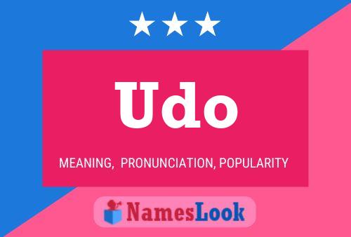 ملصق اسم Udo