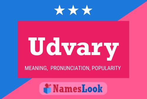 ملصق اسم Udvary