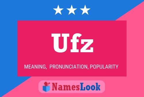 ملصق اسم Ufz