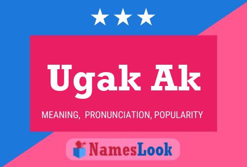 ملصق اسم Ugak Ak