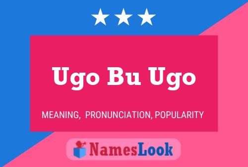 ملصق اسم Ugo Bu Ugo