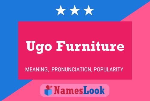 ملصق اسم Ugo Furniture