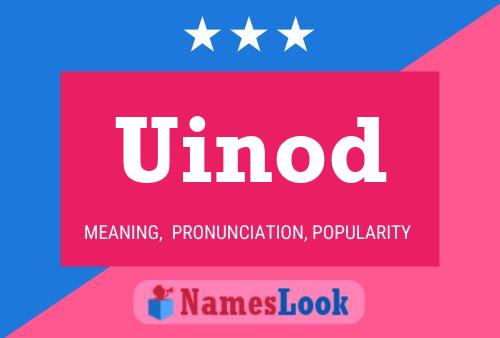 ملصق اسم Uinod