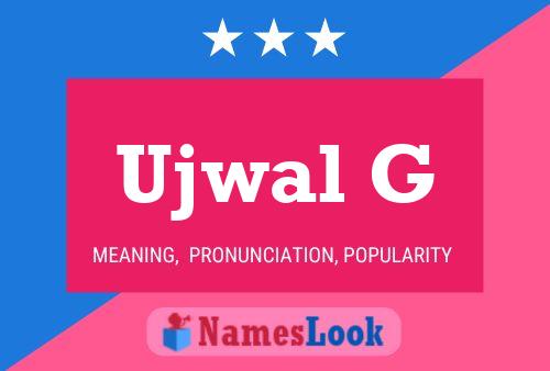 ملصق اسم Ujwal G