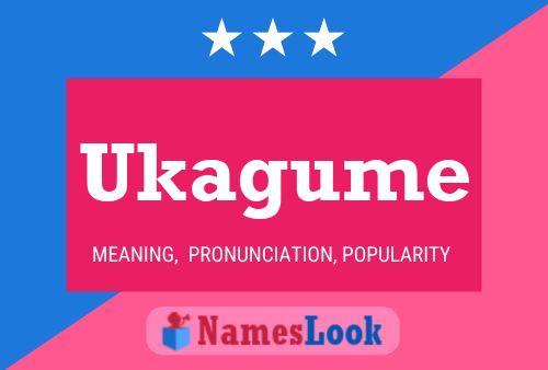 ملصق اسم Ukagume