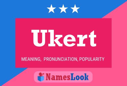 ملصق اسم Ukert