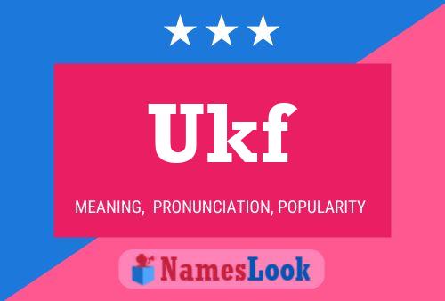 ملصق اسم Ukf