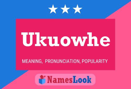 ملصق اسم Ukuowhe