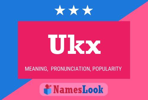 ملصق اسم Ukx