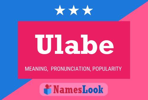 ملصق اسم Ulabe