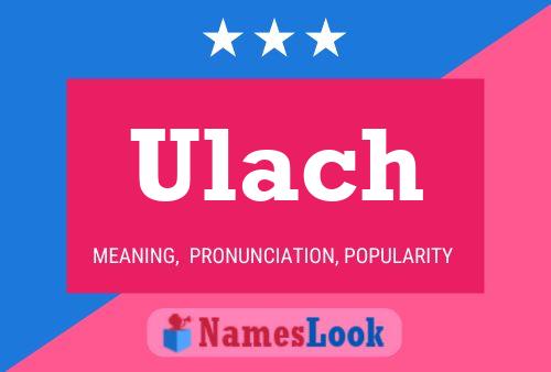 ملصق اسم Ulach