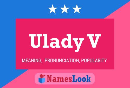 ملصق اسم Ulady V