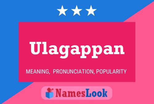 ملصق اسم Ulagappan