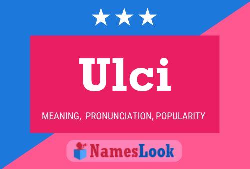 ملصق اسم Ulci