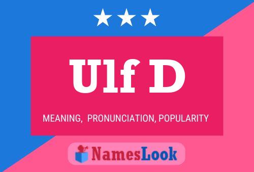 ملصق اسم Ulf D