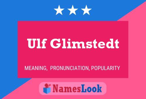 ملصق اسم Ulf Glimstedt