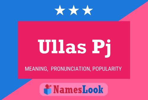 ملصق اسم Ullas Pj