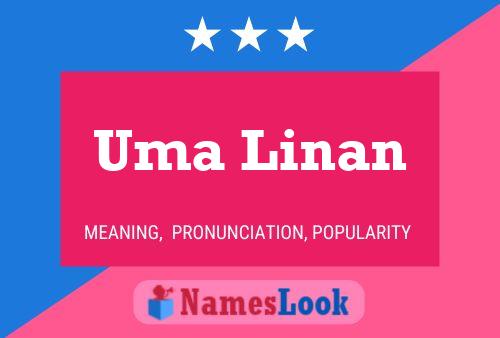 ملصق اسم Uma Linan